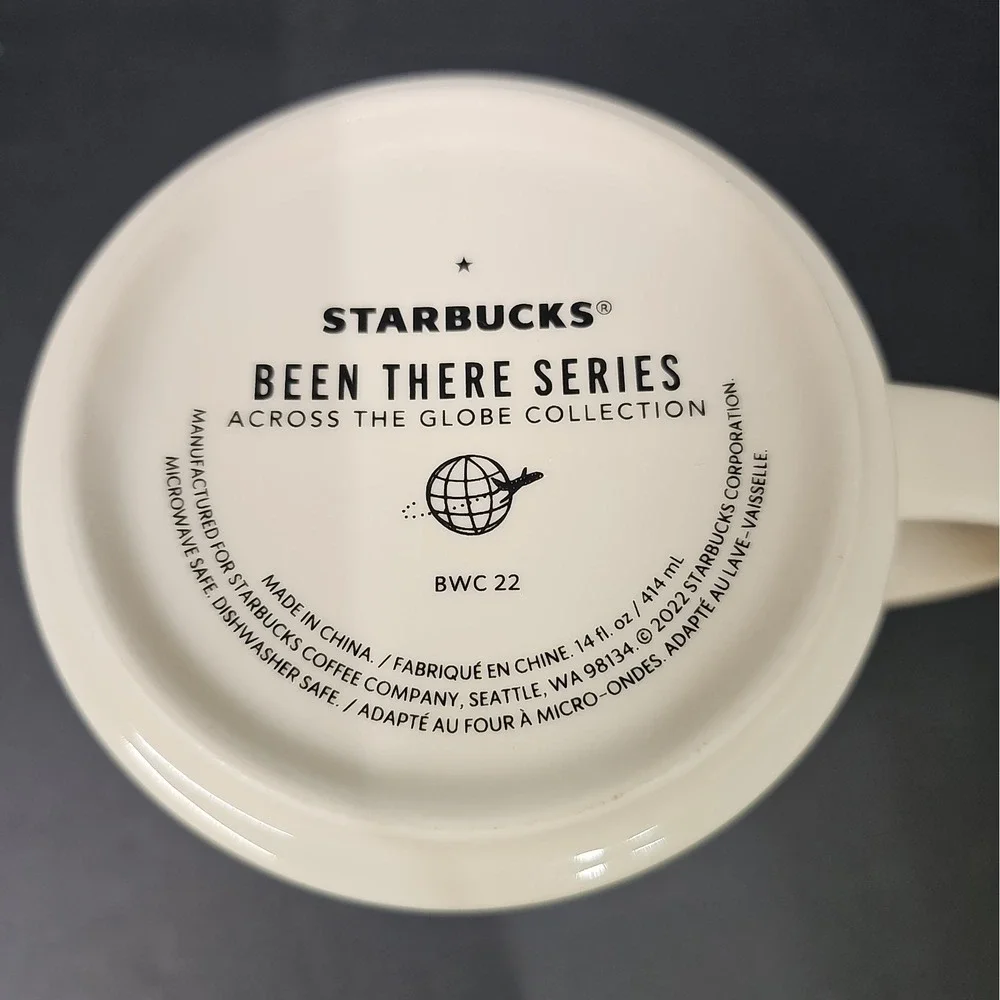 Starbucks Been There Series Florida Mug Green Pink Sunshine State 14 oz - R6